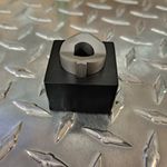 Custom uDL Die Set, 1.205" Diameter with 0.090" by 0.180" external key per customer spec. S7- Tool Steel Punch.  Rated for up to 12 Gauge Stainless Steel