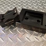 Opening Size 2.795" x 3.386" (71MM x 86MM) Standard opening for Harting "B" series and Wieland connectors.  Also compatible with Grace Port K3 frames.  Includes guide holes in die base for drilling device mounting holes.  Sharkie Style Heavy Duty Punch 