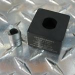 Custom Micro Dandy Die Set 0.634" (16.1mm) Diameter,  0.551" (14.0mm) Over Flats Double "D".    Requires the uD375-Puller for operation.