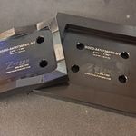 Custom Super Giant Dandy Die Set 5.470" x 7.360" with standard radius corners.  For SEL-751 Feeder Protection Relay panels.  Requires the BV-200-6 Balanced Drive System, 2ea CYL-200D Cylinders and a hydraulic power source for operation.