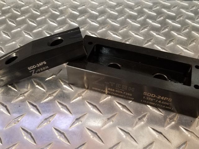 Super Dandy Dieset, Opening size 1.378" x 4.606",  35MM x 117MM Standard opening for Harting "B" series and Wieland connectors.  Also compatible with Murrplastik KDL 24 Cable entry gland plates.  Includes Drill Guide Holes in die base