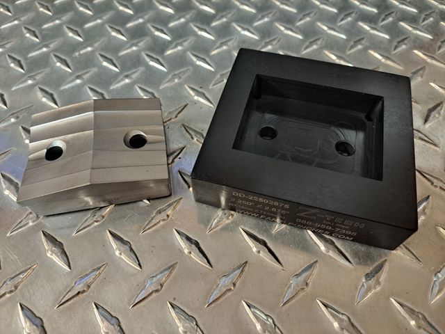 Custom Dandy Die  2.250" by 2.875" (57.15mm x 73.03mm) with standard radius corners