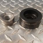 Custom Round Die Heavy Duty S series
1.560" Diameter
O1- Cup,  S-7 Punch 
Rated to 12 gauge stainless Steel