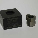 Custom Micro Dandy Die Set  - Single Stud Pull   0.705 Dia by 0.658 Over Flat. 