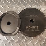 Round Die 4-13/16" Dia.  Use 3/4-16 thread pull stud cylinder