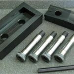Custom Super Dandy Die Set, Opening size 1.770" x 3.620" with standard radius corners .073"