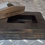 Custom uDK series panel punch, 1.318" x 2.640" with .079 Radius Corners  Rated for 10 gauge mild Steel.