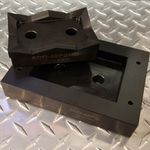 Super Dandy Dieset (Heavy Duty Version) Opening Size 3.189" x 4.606" (81MM x 117MM).  Standard opening for Harting "B" series and Wieland connectors, Includes guide holes in die base for drilling device mounting holes.
