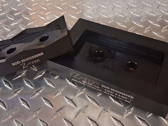 Custom Super Dandy Die Set 2.630" x 5.500"  with 0.093" Radius Corners 