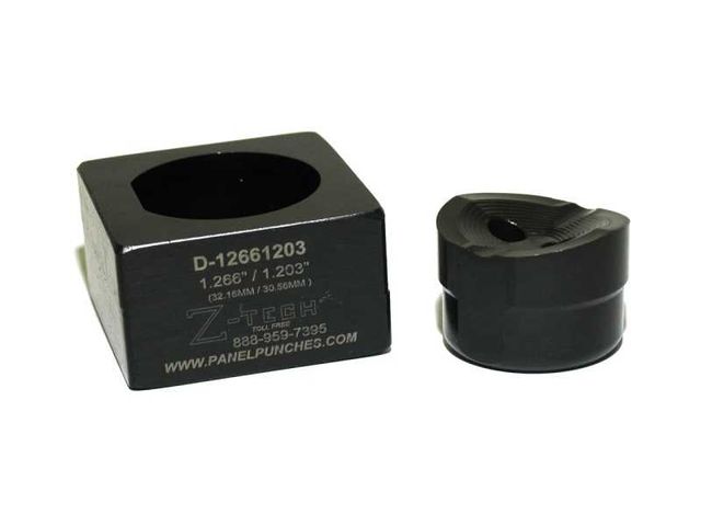 Custom "D" Dieset 1.266" Dia. 1.203 Over Flat