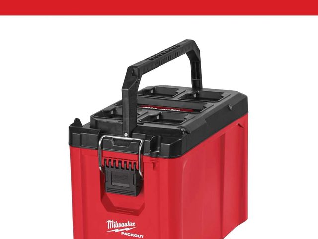 Milwaukee 48-22-8422 PackOut Small Case with Custom CNC cutouts for BV-200-6 or CYL-301
