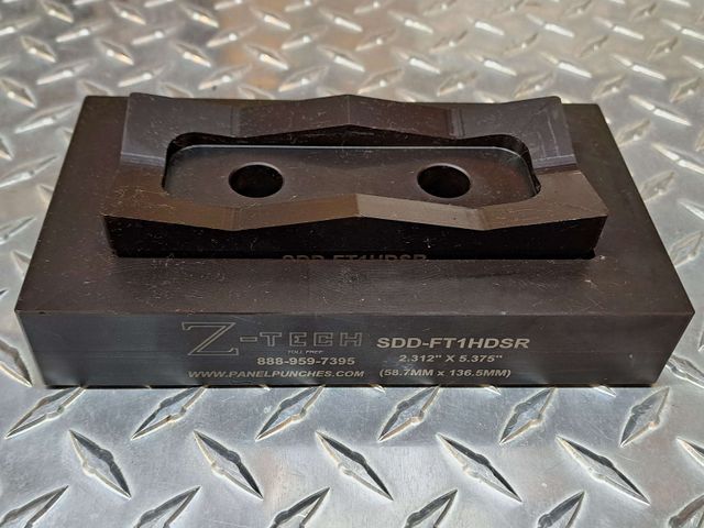 Super Dandy Die  2.312" by  5.375"   Heavy Duty Version  with standard .073" radius corners. 