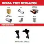 Drill Bit, Milwaukee SHOCKWAVE 5/16 in. Titanium