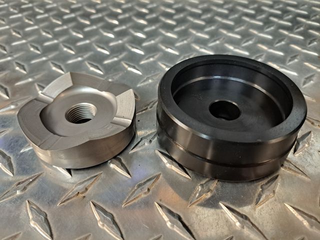 Round Die 4.625" Dia.  
For use with 18 gauge 304 Stainless steel 
Upgraded S-7 Tool Steel Punch.
Sp...