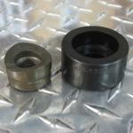 Custom Round Die 1.375" Dia  Includes S-7 tool steel punch,  rated to 12 gauge stainless steel Requi...