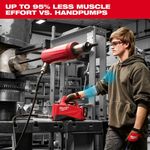 Milwaukee 3120-21 M18 Brushless Single Acting 10,000 PSI Hydraulic Pump with 48" High Pressure Hose and Quick Connect Fittings 