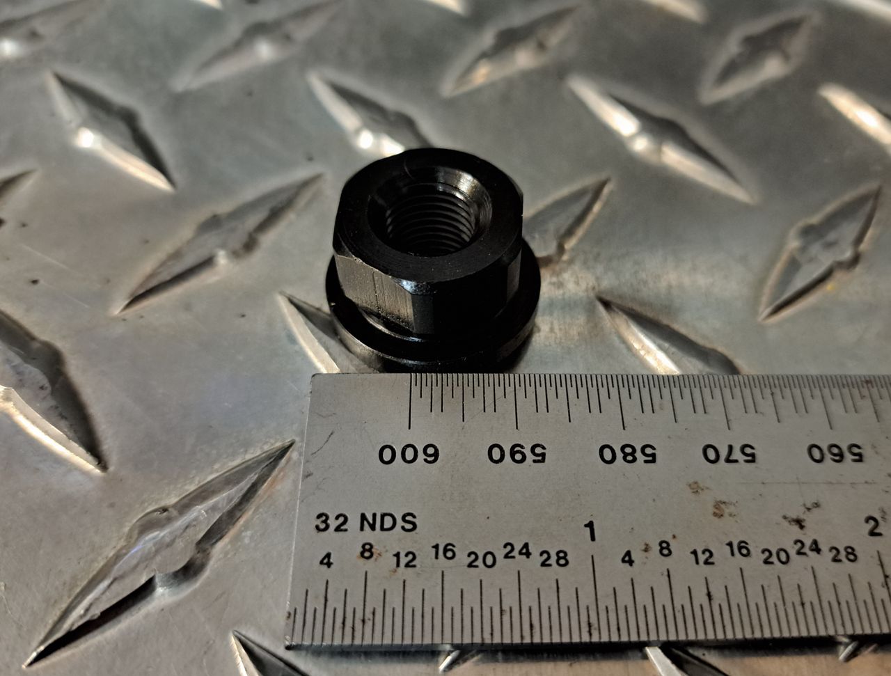 3/8 -24 UNF Flange Nut