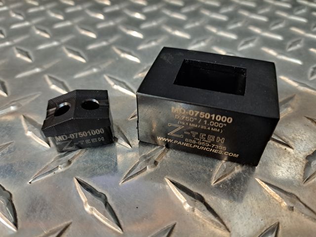 Custom Mini Dandy Die Set .750" by 1.000"