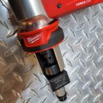 MBP-500-Puller Assembly.  Includes ALL components to utilize our uDM500 Pulling system with the Milwaukee Force Logic Knockout Tool withe the  Quick Connect Anvil Assembly and the Ball Pull Coupler