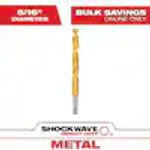 Drill Bit, Milwaukee SHOCKWAVE 5/16 in. Titanium