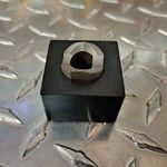 Custom Micro Dandy Die Set  - Single Stud Pull - Four Flats -0.866"  Diameter by .752" Over Flats, S-7 Tool Steel Punch
