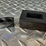 Custom Mini Dandy Die 0.755" by 1.448" Opening for LEL series single pole CB with drill guides for mounting