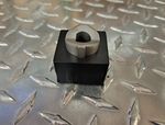 Custom uDL dieset for Standard Oil Tight Push Button Opening, 1.210" (30.5 MM) With 0.157" wide Single internal key Per Graceport R-3W specifications S-7 Tool Steel Punch.  Rated for up to 12 Gauge Stainless Steel