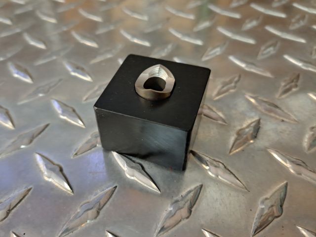 Custom Micro Dandy Die Set for Industry Standard DB-50 connector.  Includes tabs for mounting screw cut outs.  Maximum recommended material,  14 gauge mild steel