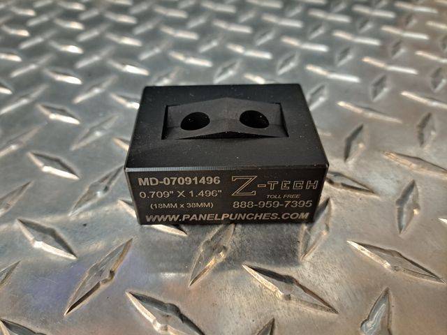 Custom Mini Dandy Die 0.709" by 1.496"