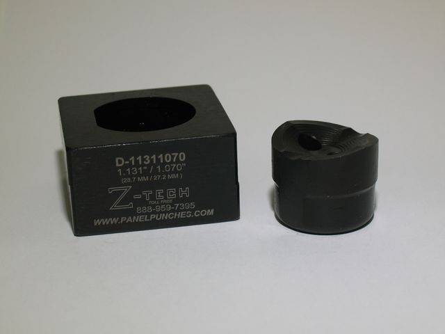 Custom "D" Dieset 1.301" Dia. 1.222" Over Flat