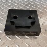 Custom Super Dandy Die Special "+" type opening over all 3.625" by 3.195" Complete with drill guide holes