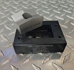 Custom uDL750- Die Set, 1.380" (35.0 mm) diameter by 1.890" (48.0mm)  with 0.157" (4.0 MM) Radius corners.   S7 Tool Steel Punch, rated to 12 gauge stainless steel