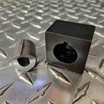 Custom uDM Dieset, 0.875" Diameter (22.5 MM) S-7 Tool Steel Punch with key For Mini series OilTite Pushbuttons 
