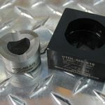 MS Shell 19 "D"  Die Set 1.385" Dia. 1.335" Over Flat Mil Spec D38999 Shell "F" S-7 Steel Punch  