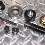 uuD Pull Stud
1/4-28 treads with customized double flats