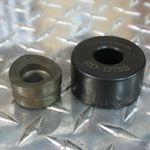 Custom Round Die 1.375" Dia  Includes S-7 tool steel punch,  rated to 12 gauge stainless steel Requi...