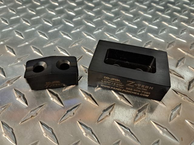 Dandy Die for JPI Slimline Instruments Opening .97" by 2.03" with .125 radius corners 