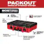 Milwaukee 48-22-8450 PackOut Tool Case with Custom CNC cutout(s) for Large Format SDD and SGDD Diesets