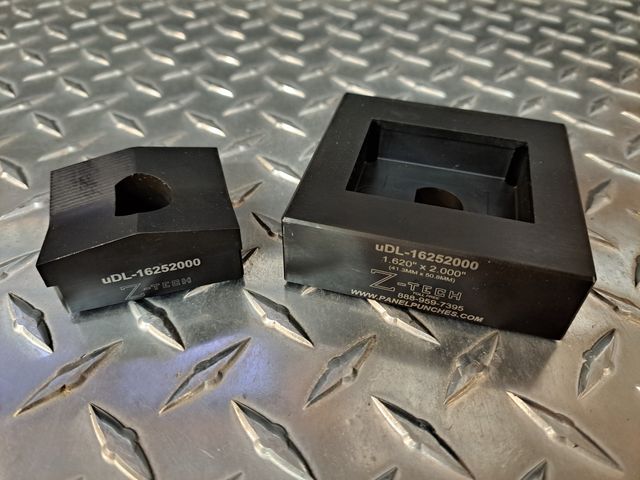 Custom uDL750- Die Set, 2.165" by 2.165"  Standard .073 corner radius