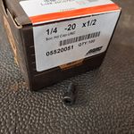 Socket Head Cap Screw 1/4"-20 by 1/2" 