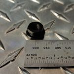 Flange Nut, Plain, 5/16"- 24 Black Oxide Finish