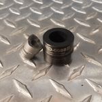 Custom Round Die Set 0.688" (11/16") Dia. S-7 Tool Steel Punch 3/8" x 24 Pull stud  Approved for Stainless Steel