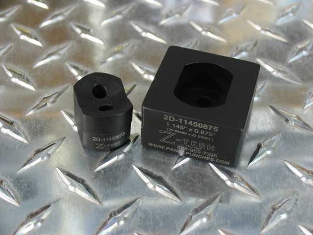 Custom Double "D" Dandy Die Set 1.145" x 0.875.   Requires the MD-Puller for Operation.  (CLEARANCE ITEM - 3 in stock!) 