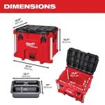 Milwaukee 48-22-8429 PACKOUT- XL Tool Box with Custom CNC cutout(s) for BP-100M 