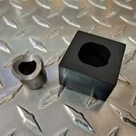 Custom Micro Dandy Die Set  - Single Stud Pull - Four Flats -0.866"  Diameter by .752" Over Flats, S-7 Tool Steel Punch
