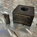 Custom Micro Dandy Die Set  - Single Stud Pull - Double "D" 0.630  Dia. by 0.580" Over Flats with Key