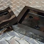 Super Dandy Die DIN-4  3.626" X 3.626", (92.1MM X 92.1MM), with standard .073" radius corners. Industry standard opening