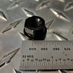 Flange Nut, Plain, 3/8"-24 Black Oxide Finish