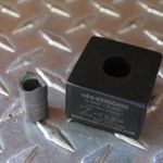 Custom Micro Dandy Die Set  - Single Stud Pull - Double "D" 0.550"  Dia. by 0.490" Over Flat 