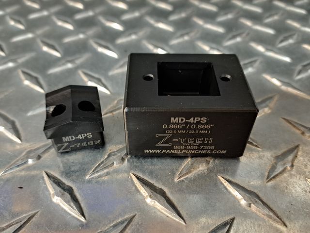 Opening Size .866" x .866", 22MM x 22MM Standard opening for Harting and Wieland connectors, include...